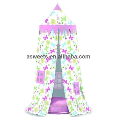 Floral Design Hanging Tents Cobby House Tents For Kids Indoor Playing Wholesale