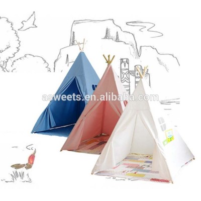 Hot selling New designed Canvas Pet Playtent Teepee Pet Playhouse